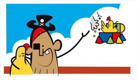 Jojo le pirate — illustration de Bruno Bartkowiak, 2015.